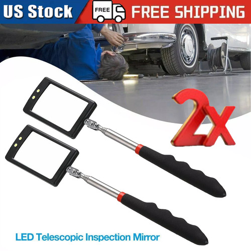 Lighted inspection mirror - lighted,